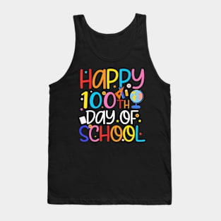 100 Days Of School Teacher And Student Tank Top